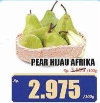 Promo Harga Pear Hijau Afrika per 100 gr - Hari Hari