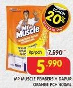 Promo Harga MR MUSCLE Pembersih Dapur Kecuali Orange 400 ml - Superindo