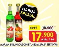 Promo Harga MARJAN Syrup Boudoin 460 ml - Superindo