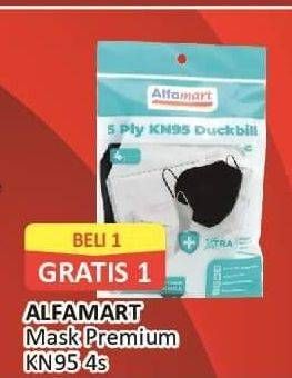 Promo Harga Alfamart Masker Premium KN95 4 pcs - Alfamart