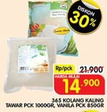 Promo Harga 365 Kolang-Kaling Tawar, Vanila 850 gr - Superindo