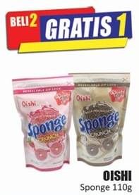 Promo Harga OISHI Sponge Crunch 110 gr - Hari Hari