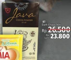 Promo Harga BT JAVA Cocoa Powder Dark Powder 90 gr - LotteMart