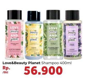 Promo Harga LOVE BEAUTY AND PLANET Shampoo 400 ml - Carrefour