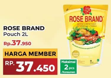 Promo Harga Rose Brand Minyak Goreng 2000 ml - Yogya