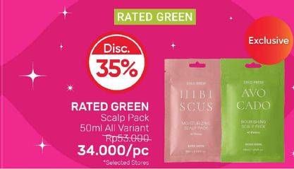 Promo Harga RATED GREEN Scalp All Variants 50 ml - Guardian