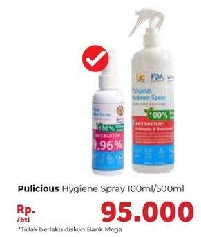 Promo Harga Pulicious Hygiene Spray 100 ml - Carrefour