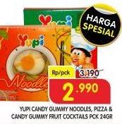 Promo Harga YUPI Candy Fruit Cocktail, Noodles, Pizza 23 gr - Superindo