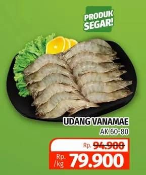 Promo Harga Udang Vanamae AK60-80  - Lotte Grosir