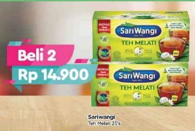 Promo Harga Sariwangi Teh Melati 47 gr - TIP TOP