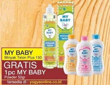 Promo Harga MY BABY Minyak Telon Plus 150 ml - Yogya
