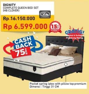 Promo Harga ELITE Dignity Complete Bed Set  - Courts