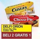 Promo Harga DELFI Orion Choco Pie 180g / Custas 138g  - Yogya