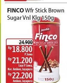 Promo Harga Finco Wafer Stick 150 gr - Alfamidi