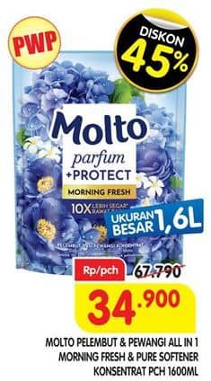 Promo Harga Molto Eau De Parfum/Molto All in 1/Molto Softener Ultra Pure   - Superindo