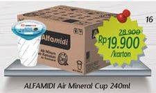 Promo Harga ALFAMIDI Air Mineral 240 ml - Alfamidi