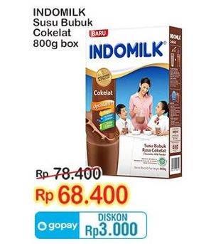 Promo Harga Indomilk Susu Bubuk Cokelat 800 gr - Indomaret