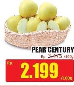 Promo Harga Pear Century per 100 gr - Hari Hari