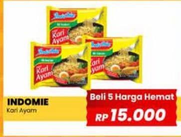 Promo Harga Indomie Mi Kuah Kari Ayam 72 gr - Yogya