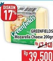 Promo Harga Greenfields Cheese Mozzarella 200 gr - Hypermart