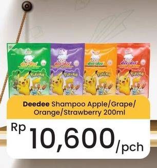 Promo Harga Dee Dee Children Shampoo Apple, Grape, Orange, Strawberry 200 ml - Carrefour