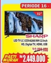 Promo Harga SHARP LC-32SA4200i | LED TV  - Hypermart