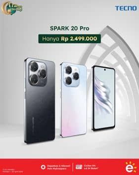 Promo Harga Tecno Spark 20 Pro  - Erafone