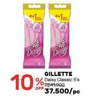 Promo Harga GILLETTE Daisy Plus 5 pcs - Guardian