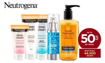 Promo Harga NEUTROGENA Skin Care Product  - Watsons
