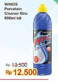 Promo Harga WPC Pembersih Porselen Biru 800 ml - Indomaret