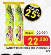 Promo Harga Swallow Naphthalene Citronella 5 pcs - Superindo