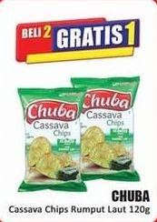 Promo Harga Chuba Cassava Chips Rumput Laut 120 gr - Hari Hari