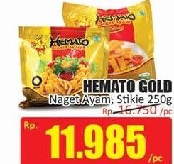 Promo Harga HEMATO GOLD Nugget Ayam, Stikie 250 gr - Hari Hari