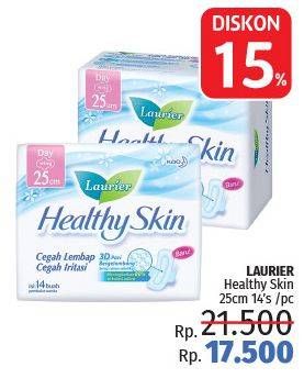 Promo Harga Laurier Healthy Skin Day Wing 25cm 14 pcs - LotteMart