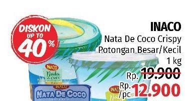 Promo Harga INACO Nata De Coco Crispy Potongan Kecil, Potongan Besar 1 kg - LotteMart