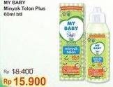 Promo Harga MY BABY Minyak Telon Plus 60 ml - Indomaret