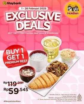 Promo Harga Exclusive Deals  - HokBen