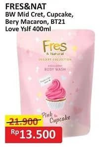 Promo Harga Fres & Natural Body Wash  - Alfamart