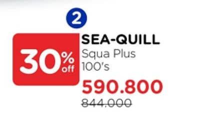 Promo Harga Sea Quill Squa Plus 100 pcs - Watsons