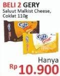 Promo Harga GERY Malkist Chocolate, Sweet Cheese per 2 pouch 110 gr - Alfamidi