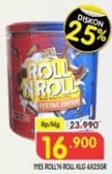 Promo Harga Iyes Roll N Roll Mini Wafer Roll per 6 pcs 25 gr - Superindo