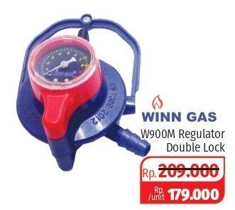 Promo Harga WINN Gas Regulator W-900M 1 pcs - Lotte Grosir