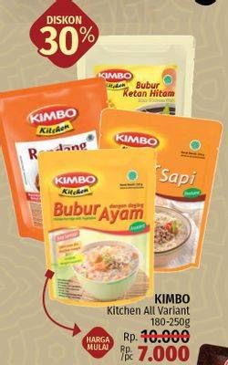 Promo Harga KIMBO Kitchen Siap Santap All Variants 150 gr - LotteMart