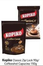 Promo Harga Kopiko Coffee Candy Classic Zip Lock / Coffeeshot Cappuccino  - Carrefour