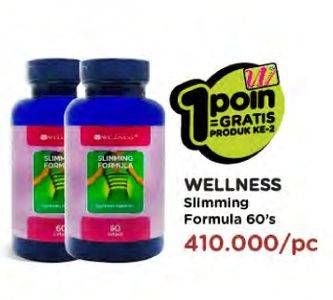 Promo Harga WELLNESS Slimming Formula 60 pcs - Watsons