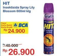 Promo Harga HIT Aerosol Lily Blossom 600 ml - Indomaret