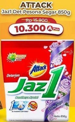 Promo Harga ATTACK Jaz1 Detergent Powder Pesona Segar 850 gr - Alfamart