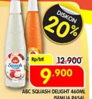 Promo Harga ABC Syrup Squash Delight All Variants 460 ml - Superindo