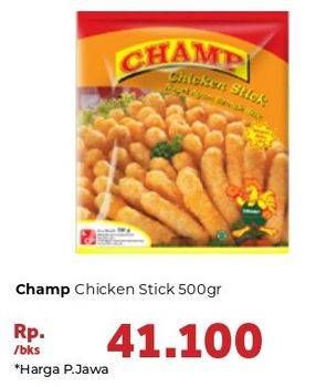 Promo Harga CHAMP Nugget Chicken Stick 500 gr - Carrefour