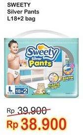 Promo Harga Sweety Silver Pants L18+2  - Indomaret